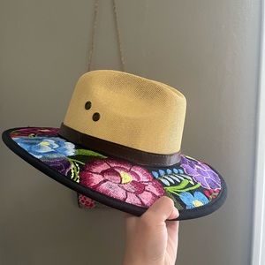 Womens Mexican flower hat